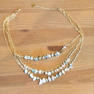 Turquoise layering necklace